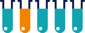 test tubes infographic