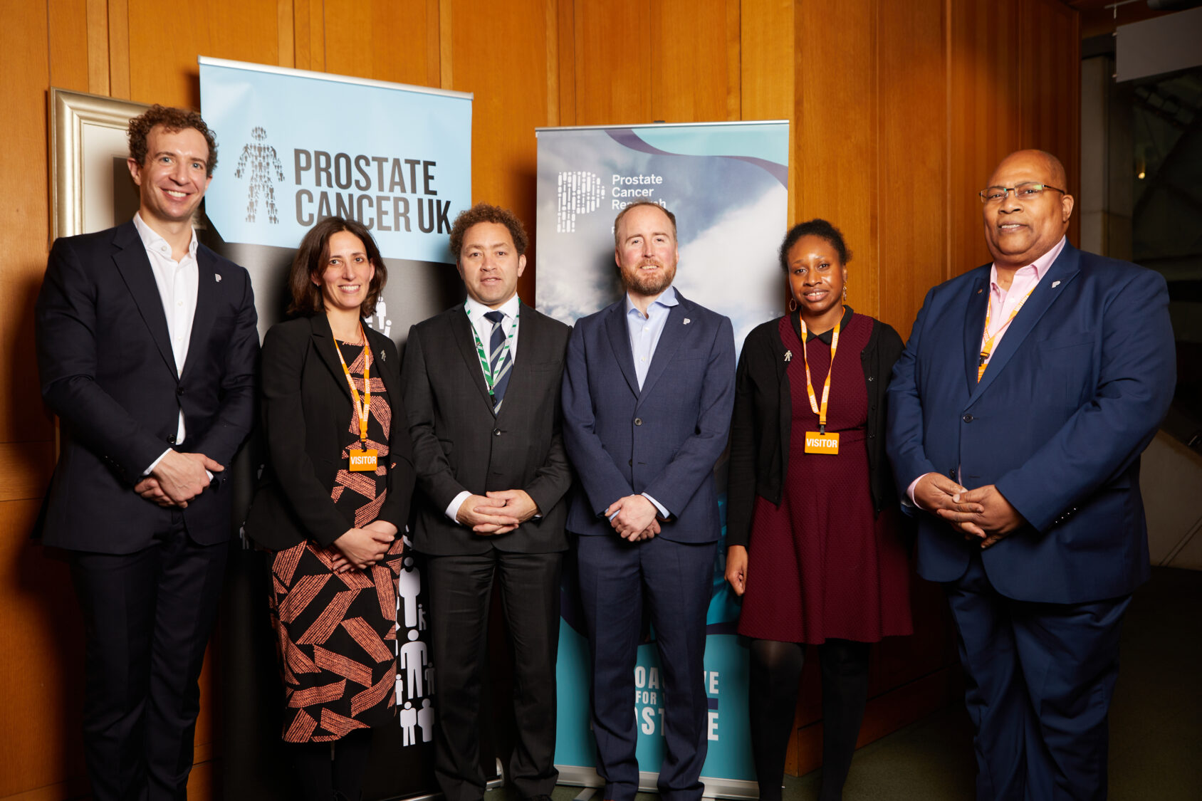 Pictured left to right: David James (PCR), Amy Rylance (PCUK), Calvin Bailey MP, Joseph Clift (PCR), Essie Mac Eyeson (PCUK) and Alfred Samuels (PCR).
